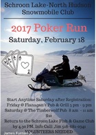 Schroon Lake-North Hudson Snowmobile Club Poker Run