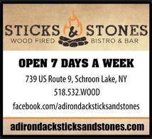 Sticks & Stones Wood Fired Bistro & Bar